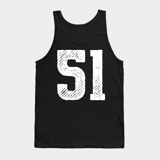 Fifty One 51 Tank Top by colorsplash